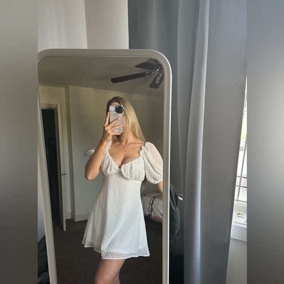 Missguided white mesh dress M - Picture 6 of 7